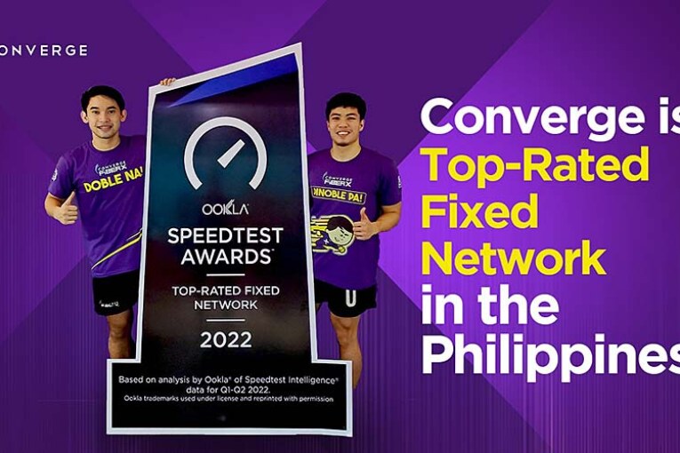 Converge is Top-Rated Fixed Network in the Philippines