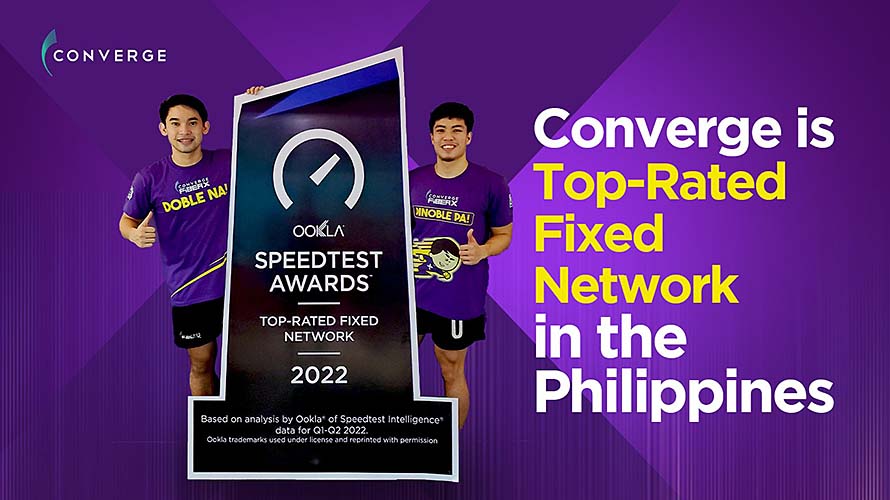 Converge is Top-Rated Fixed Network in the Philippines