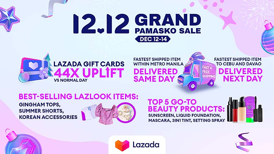 Filipinos Go All Out at Lazada’s 12.12 Grand Pamasko Sale
