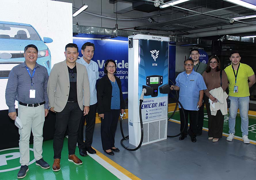 SM introduces first in-mall EV charging station in Baguio