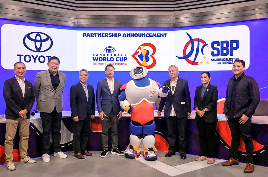 Toyota Motor Philippines all out support for the FIBA Basketball World Cup 2023 and Samahang Basketbol ng Pilipinas