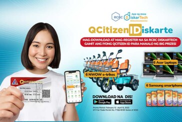 RCBC DiskarTech offers QC citizens a chance to win e-trikes, gadgets, cash credits