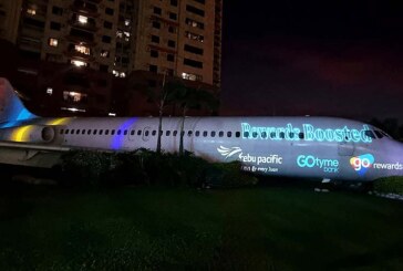An Actual Airplane Was Used to Announce Cebu Pacific’s Partnership With GoTyme Bank and Go Rewards