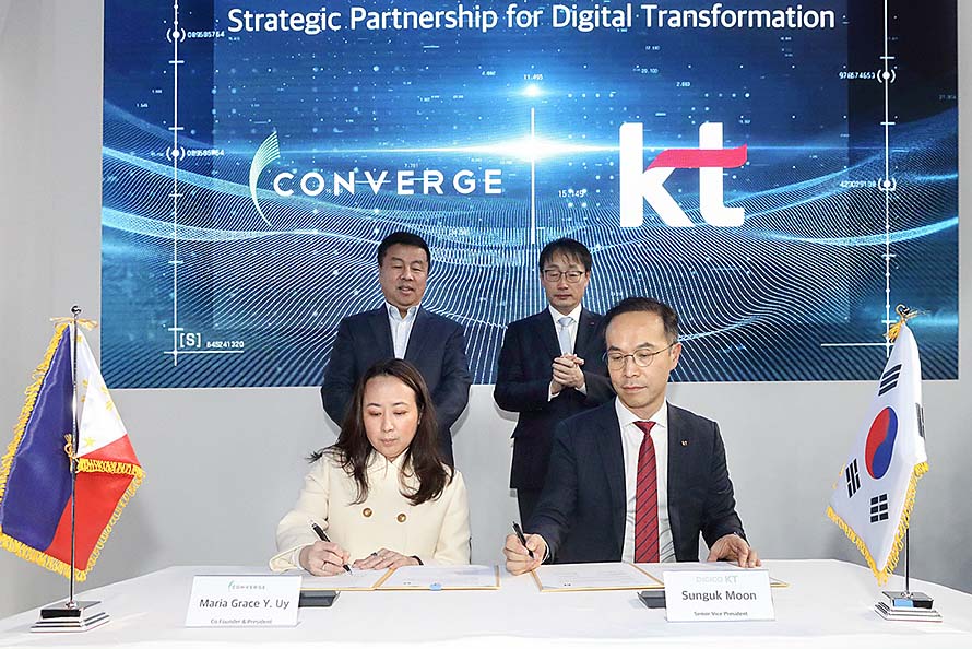 Converge, KT agree to pursue potential strategic partnership to support digital transformation of Philippine enterprises