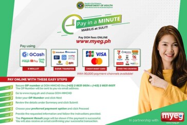 Online Payment of DOH Permits, Licenses, Registration in Metro Manila Now Available via www.myeg.ph