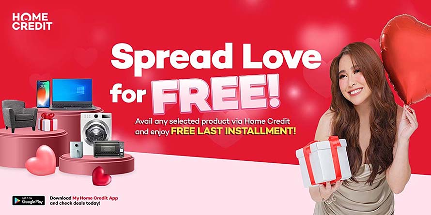 Give your loved ones these lovely Valentine gifts through Home Credit