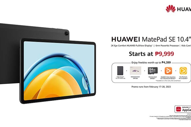 Get the new Huawei MatePad SE: An entertainment tablet with 2k FullView display under PhP10,000