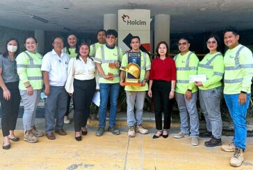 Holcim La Union was recently recognized by DOLE for its outstanding record in keeping its operations healthy and safe for people and the environment.
