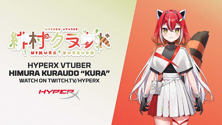 HyperX Introduces First HyperX VTuber Himura Kuraudo to Stream on Gaming Brand’s Twitch Channel?