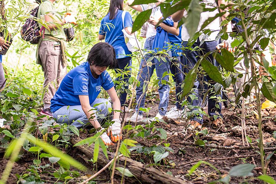 Nestlé Philippines, GMA Network and DENR Plant 1000 Trees at La Mesa Watershed