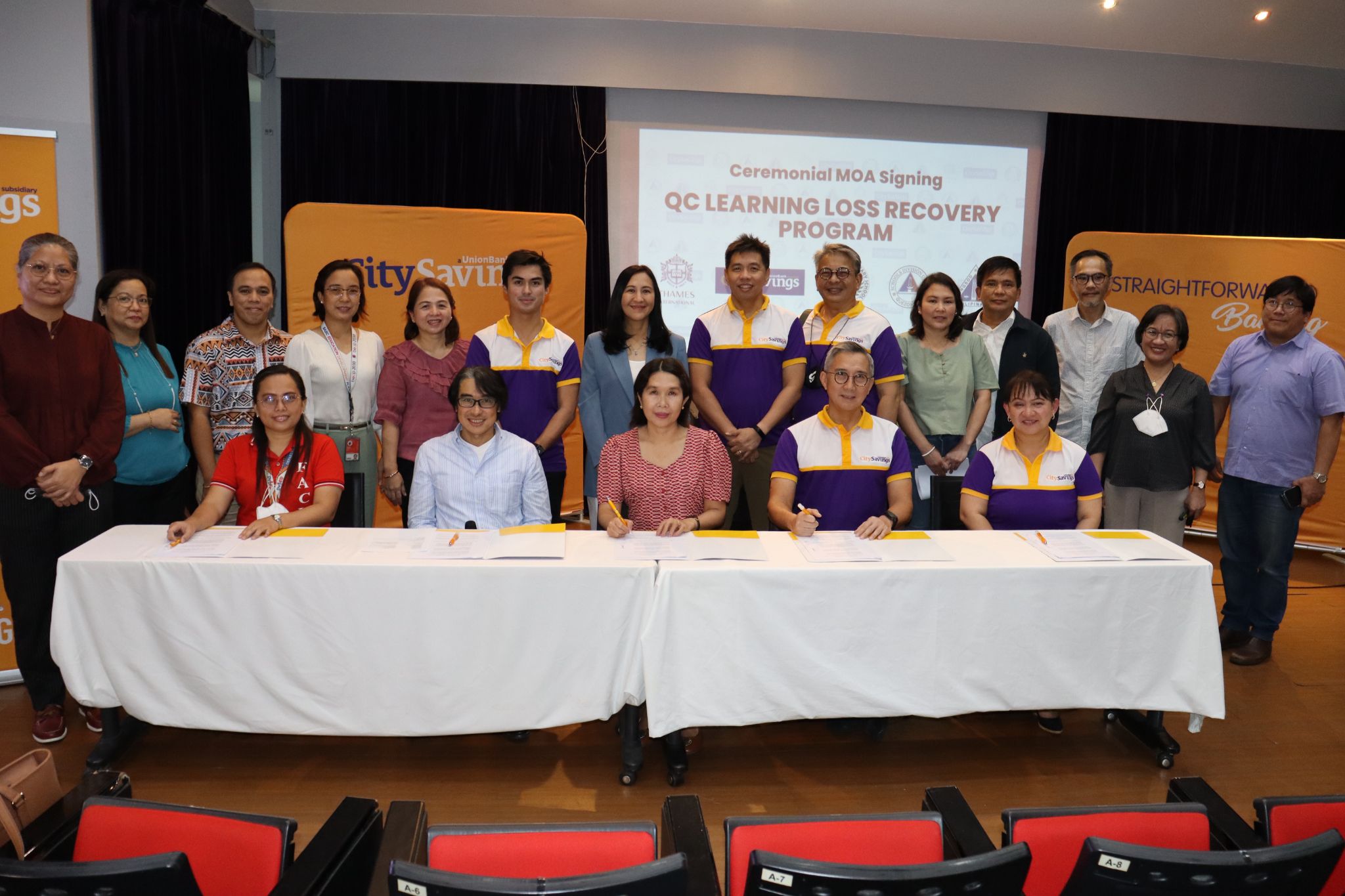 CitySavings and Thames International School partner with Quezon City LGU for  Pilot Learning Loss Recovery Program in the Philippines