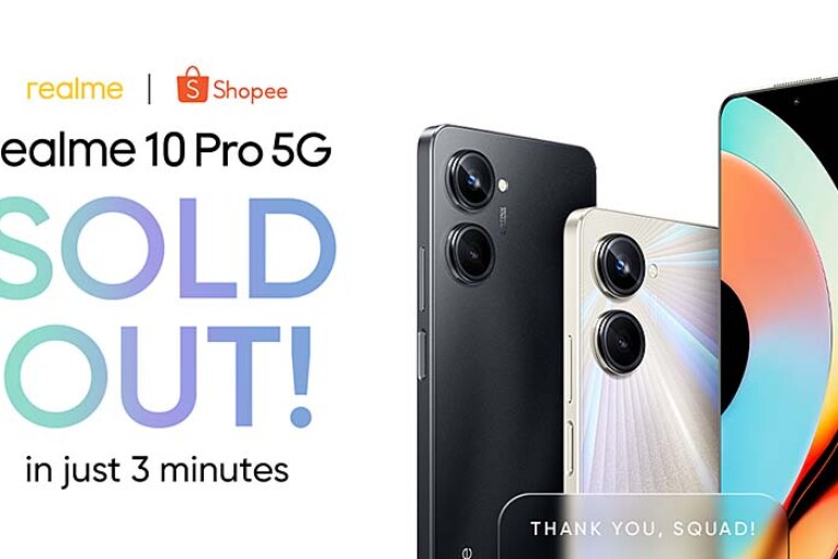 realme 10 Pro 5G SOLD OUT in just 3 minutes on Shopee