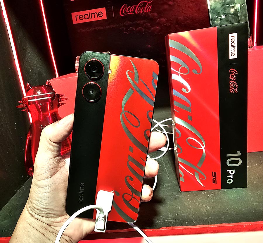 Limited-edition realme 10 Pro 5G Coca-Cola® Edition now available for as low as PHP18,499 this March 19 on Shopee