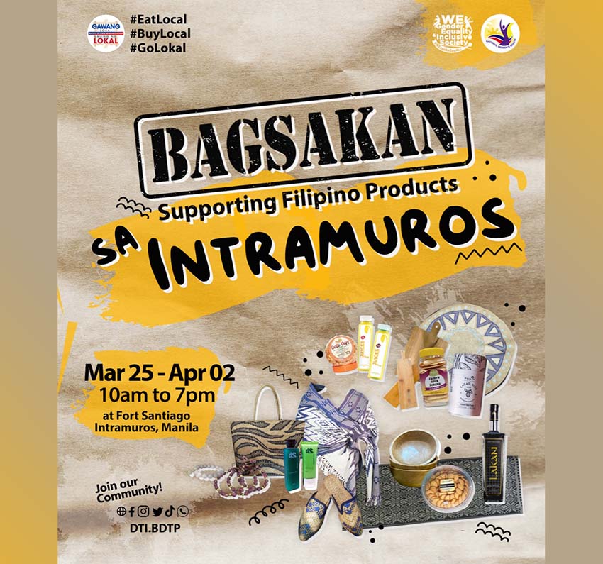 DTI holds Bagsakan sa Intramuros for foreign and local tourists