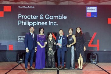 P&G awarded in 2023 Philippines Best Workplaces™ List by Great Place To Work® Philippines