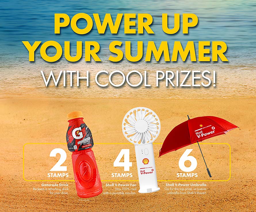Power up your summer and make your journeys 100% more rewarding with Shell