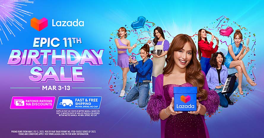 The Best Deals for You at Lazada’s Epic 11th Birthday Sale, happening from March 3-13!