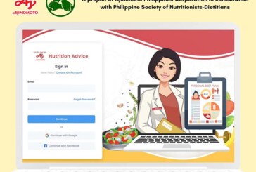 Ajinomoto launches NUTRITION ADVICE web app