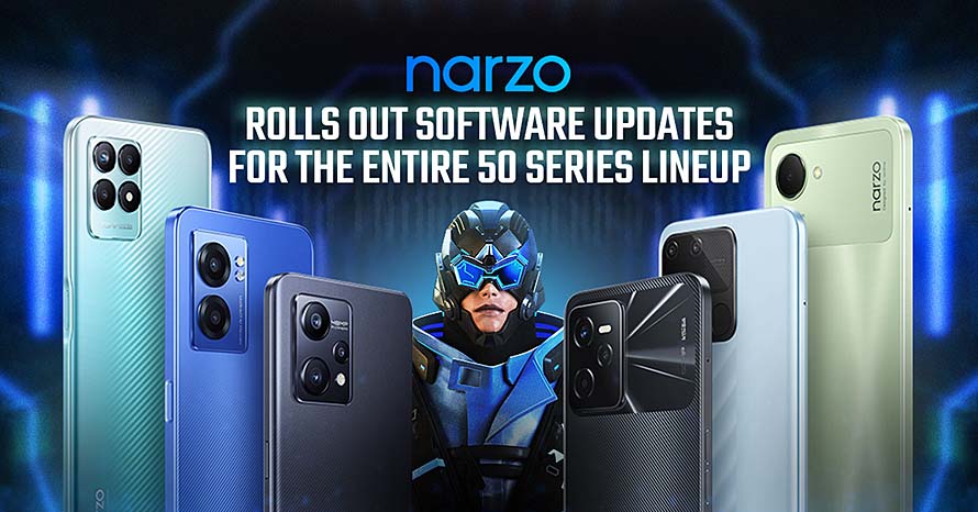 narzo rolls out software updates for 50 Series lineup