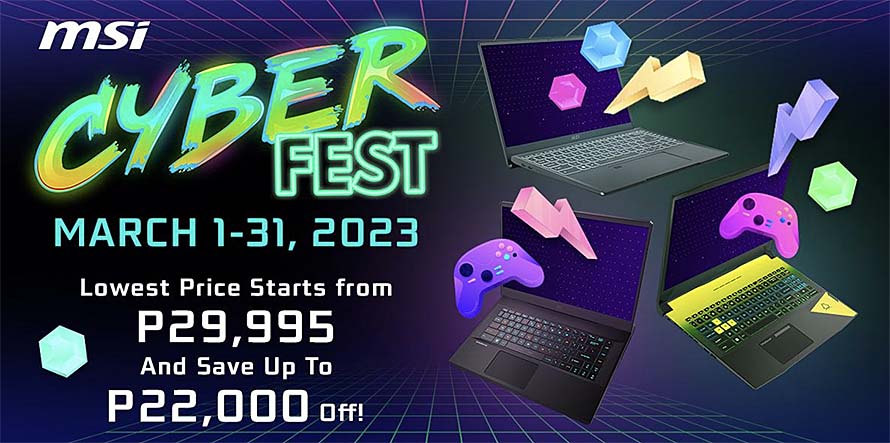 Celebrate March Madness with Big Discounts in MSI Laptop’s CyberFest 2023