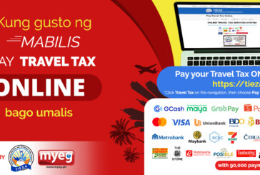 TIEZA in partnership with MYEG Philippines launches Online Travel Tax Services System with 90,000 payment channels
