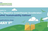 PepsiCo Expands Greenhouse Accelerator Program To APAC,  Empowers Entrepreneurs Driving Sustainable Packaging And Climate Solutions