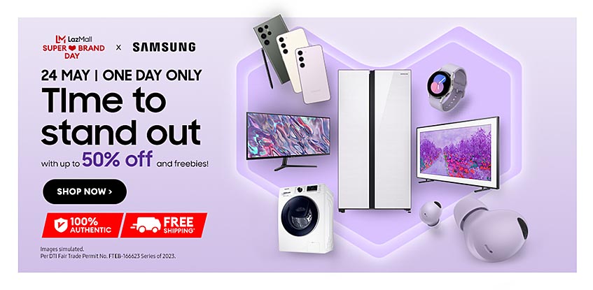 It’s “Time to Stand Out” with Samsung and Lazada’s Super Brand Day 2023