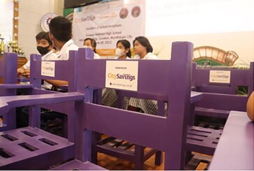CitySavings turns donated plastic into school chairs