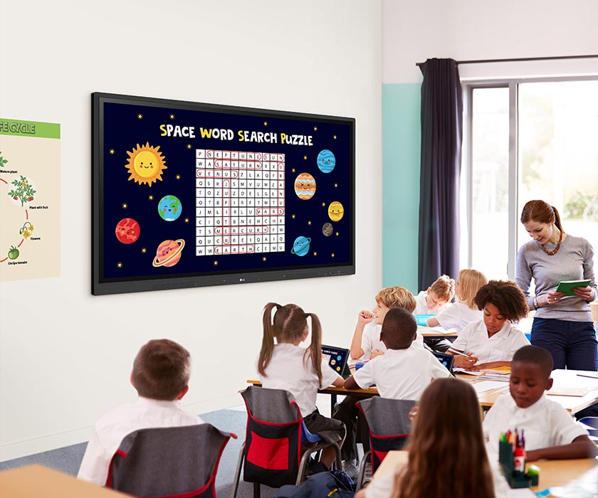 LG’s Interactive Display Solutions Offer Customized Features that Make Learning Engaging and Management Simple
