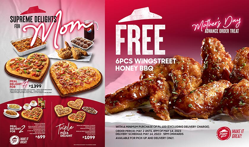 Have a flavorful heart-to-heart with mom on Mother’s Day with Pizza Hut