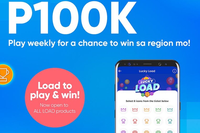 With a total of PHP100k pot prize weekly per region dahil mas maLUCKY ang SWERTE sa GCash Lucky Load Promo
