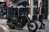 The All-New Rebel1100: New Modern Street Bobber Style Bike