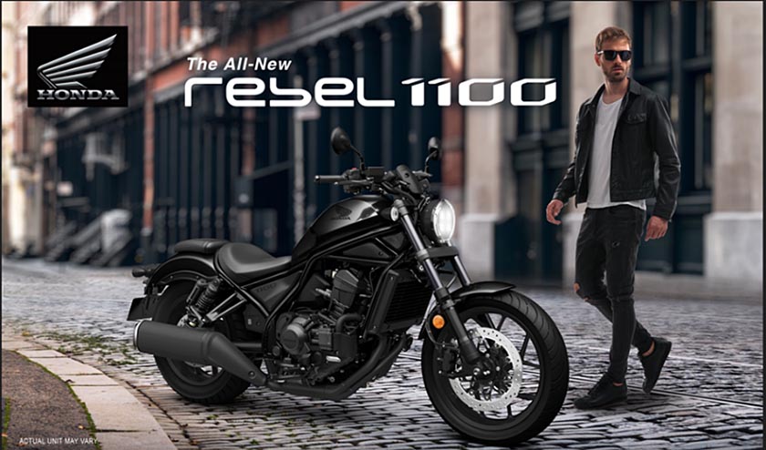 The All-New Rebel1100: New Modern Street Bobber Style Bike