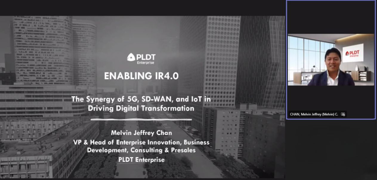 PLDT Enterprise brings digitalization to the manufacturing industry through 5G, SD-WAN, and IoT at SEIPI IR 4.0 Webinar