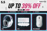 Crush the competition with Logitech G gears at the Shopee 5.5 Sale