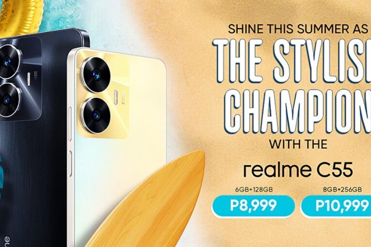 Shine this summer as The Stylish Champion with the realme C55