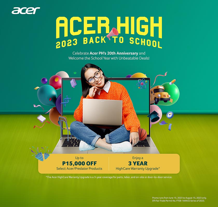 Gear up for school with Acer’s Back-to-School promo - MegaBites