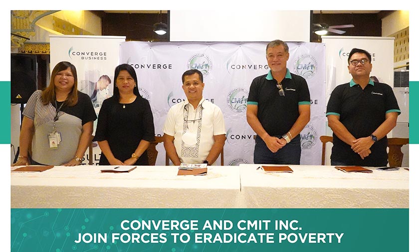 Converge and CMIT Inc. Join Forces to Eradicate Poverty