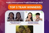 Six Young Filipino Students to Compete in  2023 FedEx / Junior Achievement International Trade Challenge Regional Finals