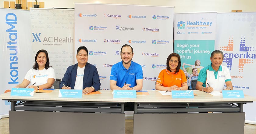 KonsultaMD unites with AC Health’s Generika and Healthway to expand healthcare services for Filipinos