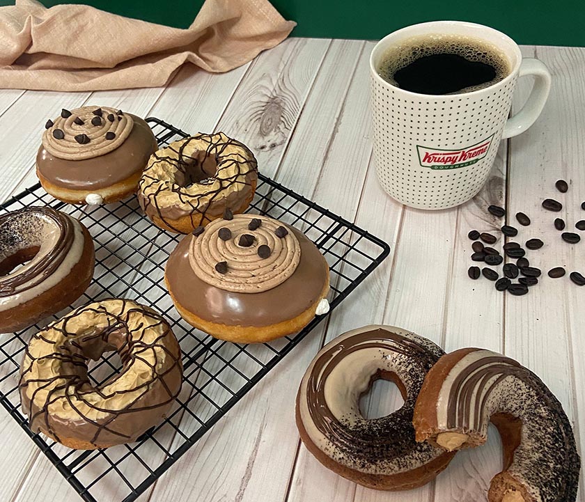 Krispy Kreme Treats Dads to Coffee Doughnut Creations