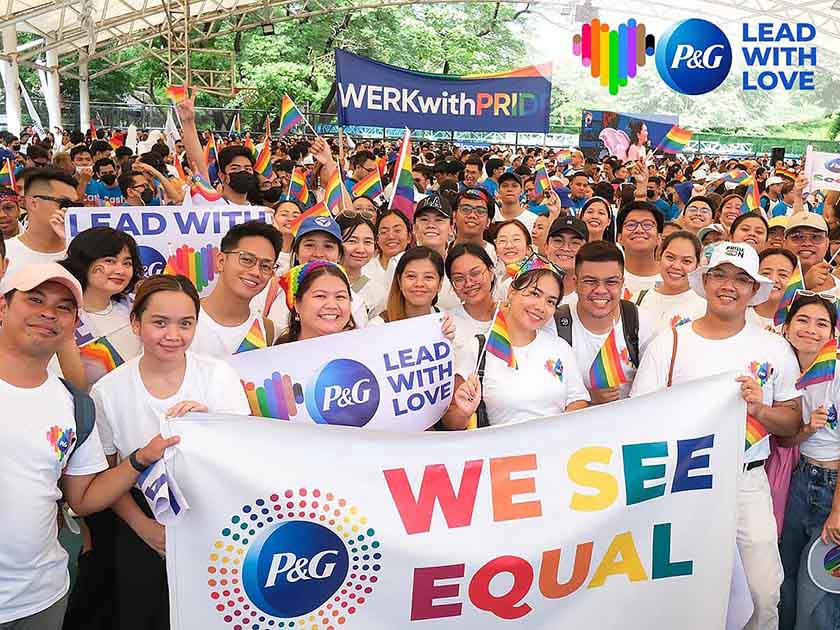 P&G Philippines “Leads with Love” as platinum sponsor  at 2023 Pride March