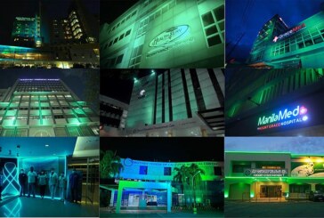 Landmarks and hospitals glow in #SolidariTeal for a cervical cancer-free tomorrow