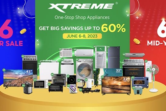 Get Big savings up to 60% on XTREME Appliances this Lazada and Shopee 6.6 Mid-Year Sale