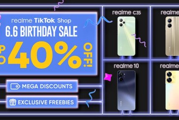 Enjoy up to 29% OFF on select realme smartphones this 6.6. TikTok Birthday Sale