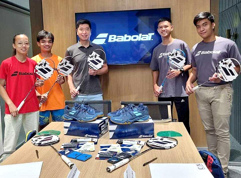MEGA SMASHER Players Inks Partnership With Babolat Philippines As New Brand Ambassadors