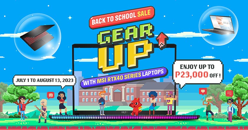 Gear Up for School with MSI Laptop’s Back To School Offer