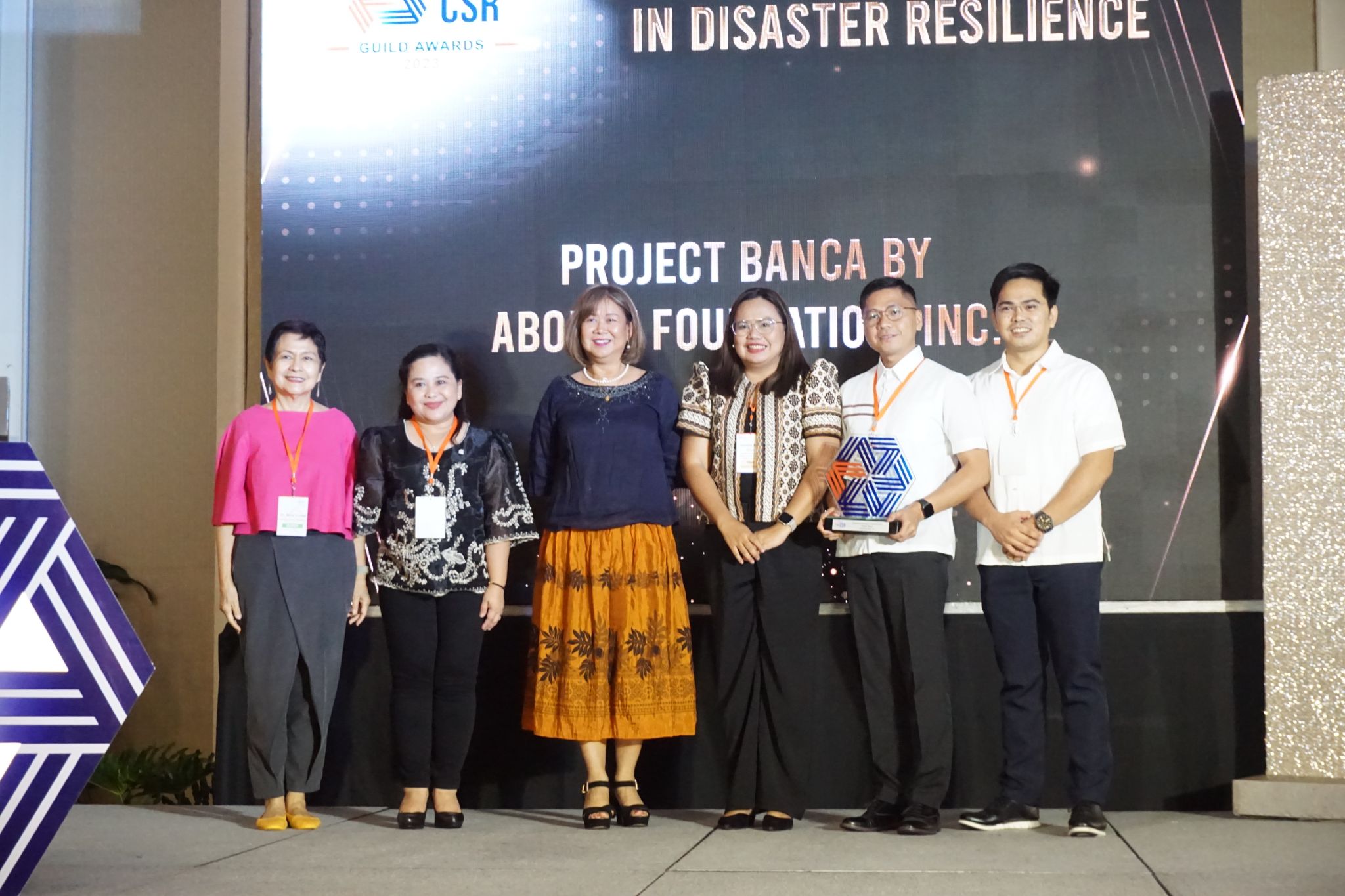 Aboitiz Foundation’s “Project Banca” Honored as Outstanding CSR Project in Disaster Resilience