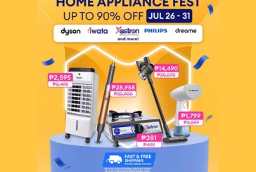 Get the best deals through Lazada’s Home Appliance Fest starting July 26