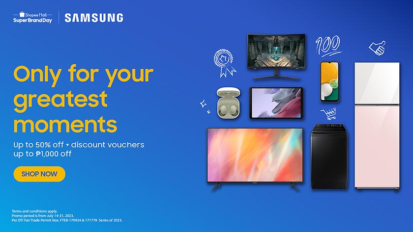 Get Ready for “Only For Your Greatest Moments” Deals on the Samsung x Shopee Super Brand Day 2023